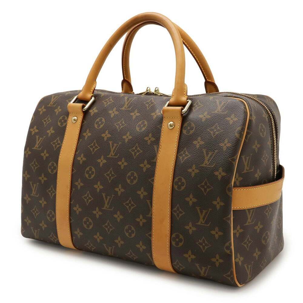 LOUIS VUITTON Authentic Brown Monogram Carryall Boston Bag - Picture 3 of 10